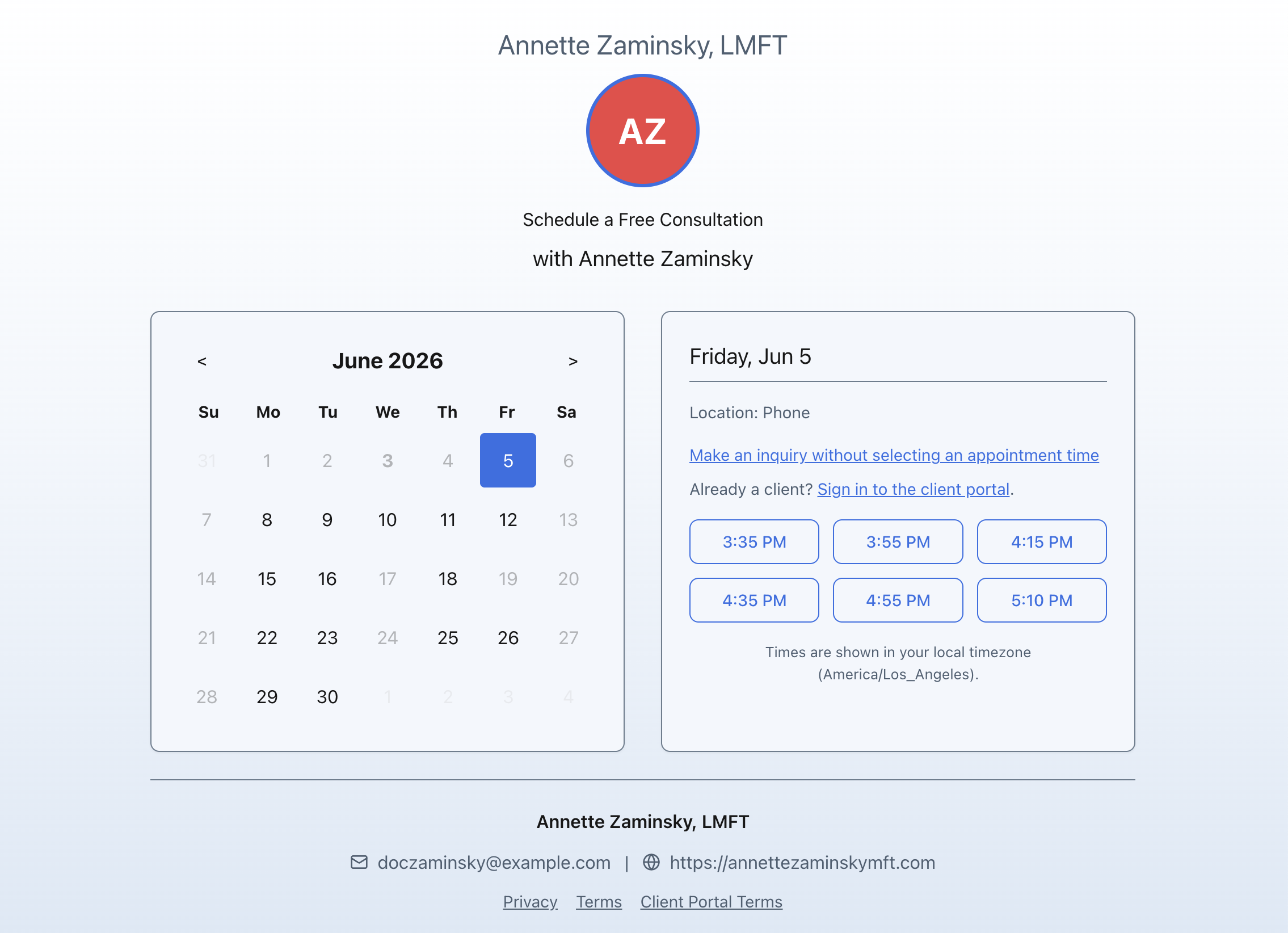 PracticeRunner prospect onboarding workflow showing inquiry, consultation, intake, scheduled, and active client stages.